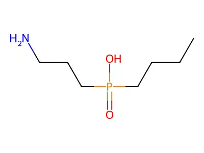 (3-Aminopropyl)(n-butyl)phosphinic acid structure