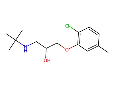 Bupranolol structure