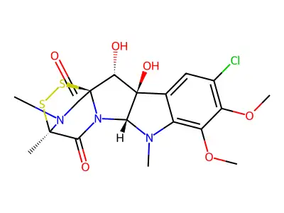 Sporidesmin structure
