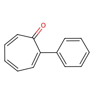 2-Phenyl-2,4,6-cycloheptatrien-1-one structure