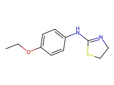 N-(4-ethoxyphenyl)-4,5-dihydro-1,3-thiazol-2-amine structure