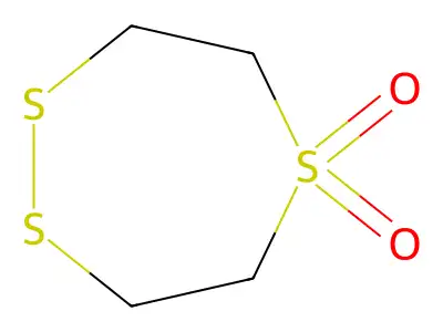 Bis(2-mercaptoethyl)sulfone structure
