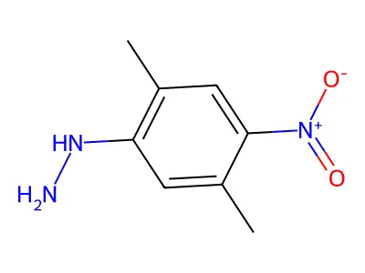 (2,5-Dimethyl-4-nitrophenyl)hydrazine structure