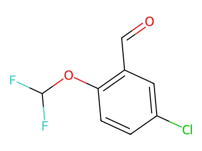 5-Chloro-2-(difluoromethoxy)benzaldehyde structure