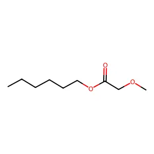 Hexyl 2-methoxyacetate structure