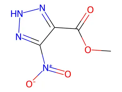 Methyl 5-nitro-2H-1,2,3-triazole-4-carboxylate structure