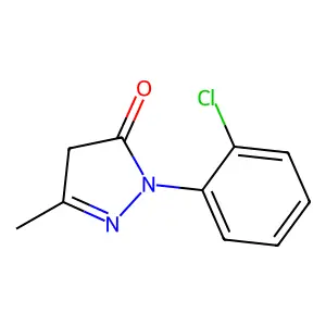 3H-Pyrazol-3-one, 2-(2-chlorophenyl)-2,4-dihydro-5-methyl- structure