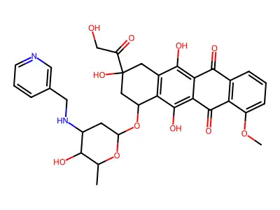 N-(3-Pyridylmethyl)adriamycin structure