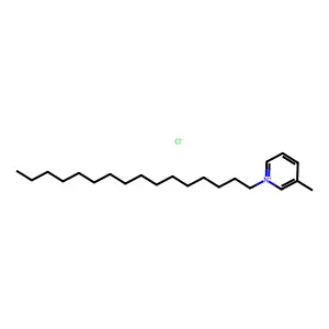 Pyridinium, 1-hexadecyl-3-methyl-, chloride (1:1) structure