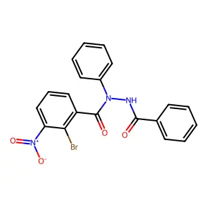 N'-Benzoyl-2-bromo-3-nitro-N-phenylbenzohydrazide structure