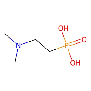 P-(2-(Dimethylamino)ethyl)phosphonic acid structure