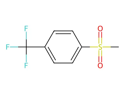 4-Trifluoromethylphenylmethylsulfone structure