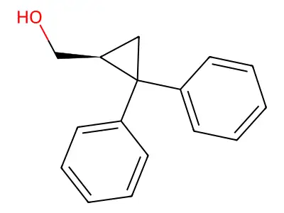 (2,2-Diphenylcyclopropyl)methanol structure