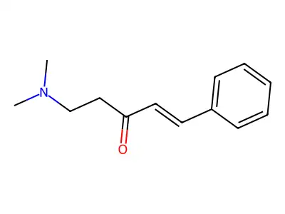 5-Dimethylamino-1-phenyl-1-penten-3-one structure