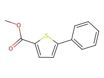 Methyl 5-phenylthiophene-2-carboxylate structure