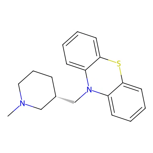 Mepazine, (S)- structure