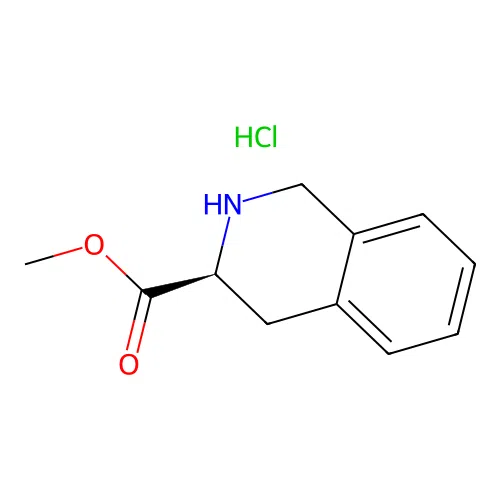 methyl (3S)-1,2,3,4-tetrahydroisoquinoline-3-carboxylate hydrochloride structure