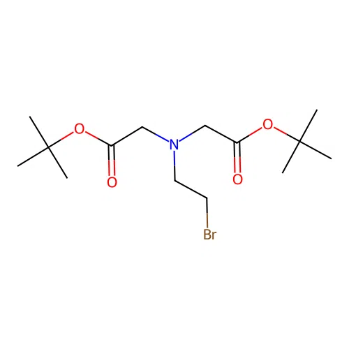 DI-Tert-butyl-2-bromoethyliminodiacetate structure