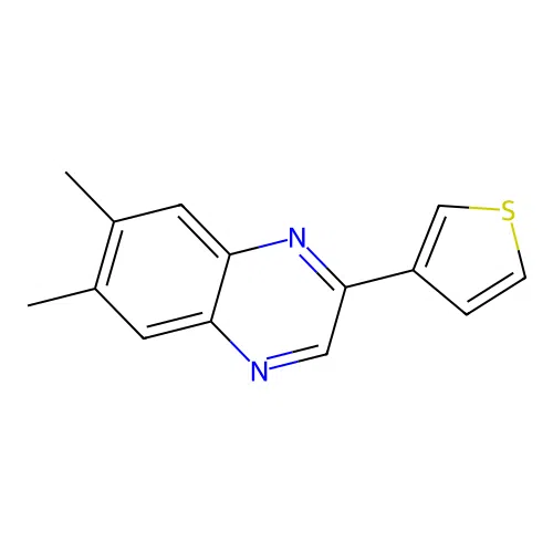 6,7-Dimethyl-2-(3-thienyl)quinoxaline structure