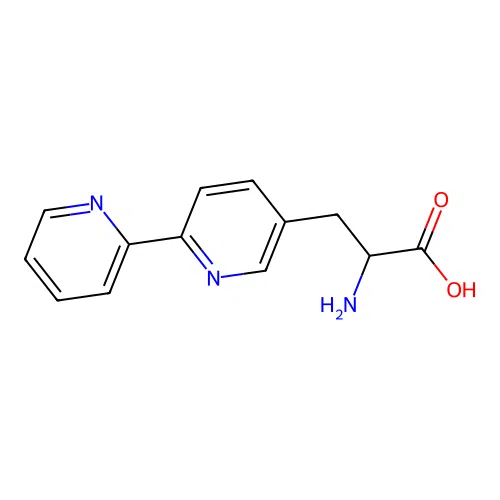 3-([2,2'-Bipyridin]-5-yl)-2-aminopropanoic acid structure