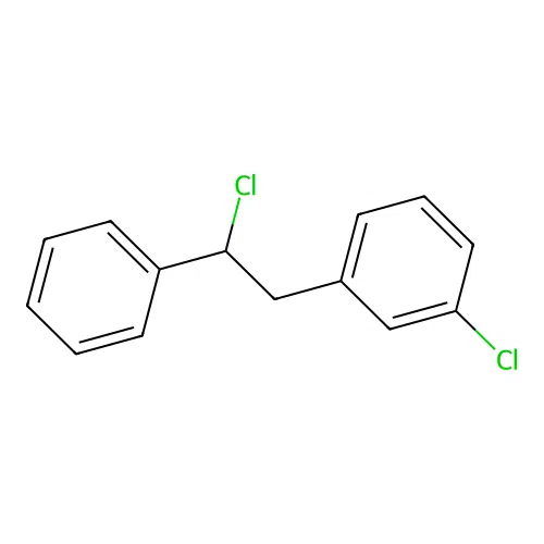 1-Chloro-3-(2-chloro-2-phenylethyl)benzene structure