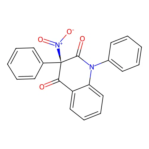 3-Nitro-1,3-diphenylquinoline-2,4(1H,3H)-dione structure