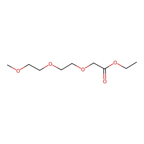 Acetic acid, [2-(2-methoxyethoxy)ethoxy]-, ethyl ester structure