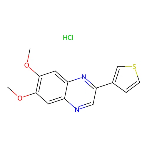 6,7-Dimethoxy-2-thiophen-3-yl-quinoxaline hydrochloride structure