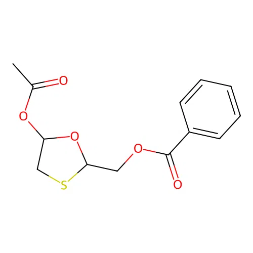 5-(Acetyloxy)-1,3-oxathiolane-2-methanol Benzoate structure