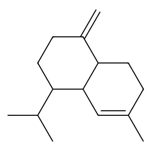 7-Methyl-4-methylidene-1-(propan-2-yl)-1,2,3,4,4a,5,6,8a-octahydronaphthalene structure