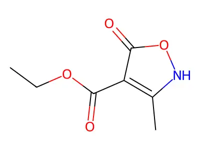 Ethyl 5-hydroxy-3-methyl-1,2-oxazole-4-carboxylate structure
