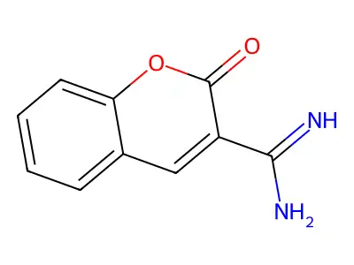 2-Oxochromene-3-carboximidamide structure