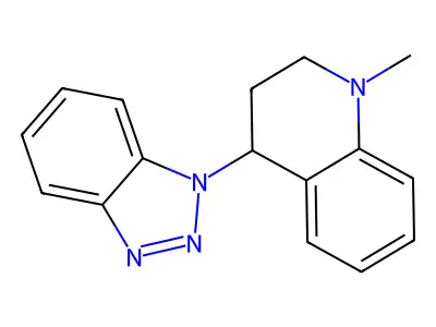 4-(1H-1,2,3-Benzotriazol-1-yl)-1-methyl-1,2,3,4-tetrahydroquinoline structure