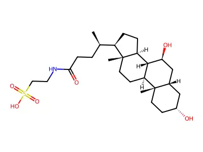 Tauroursodeoxycholic acid structure
