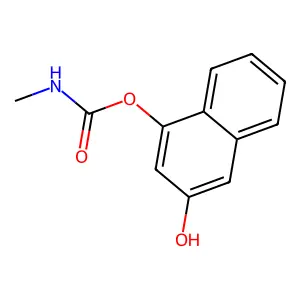 1,3-Naphthalenediol, 1-(methylcarbamate) structure