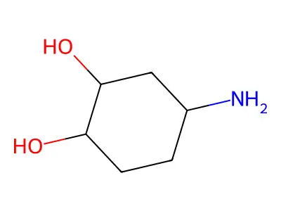 4-Aminocyclohexane-1,2-diol structure