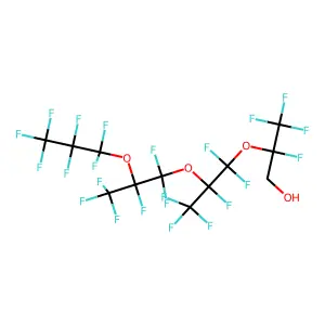 1H,1H-Perfluoro-2,5,8-trimethyl-3,6,9-trioxaundecan-1-ol structure