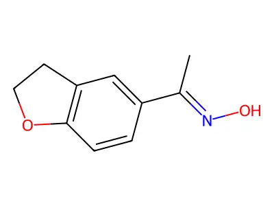 1-(2,3-Dihydro-1-benzofuran-5-yl)ethanone oxime structure