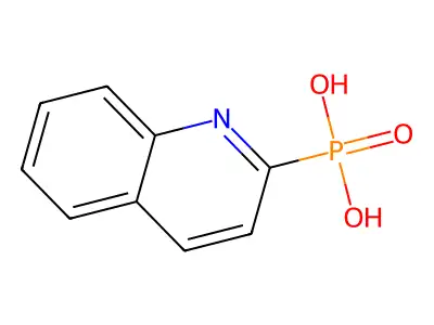 Quinolin-2-ylphosphonic acid structure