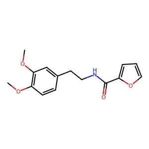 N-[2-(3,4-dimethoxyphenyl)ethyl]furan-2-carboxamide structure