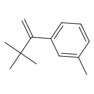 Benzene, 1-(2,2-dimethyl-1-methylenepropyl)-3-methyl- structure