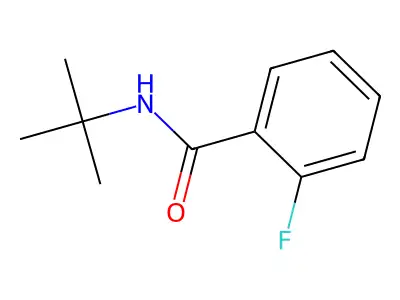N-(Tert-butyl)-2-fluorobenzamide structure