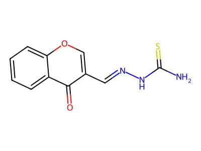 2-((4-Oxo-4H-chromen-3-yl)methylene)hydrazine-1-carbothioamide structure