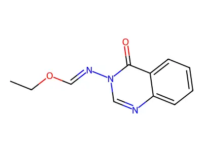 ethyl N-(4-oxoquinazolin-3-yl)methanimidate structure