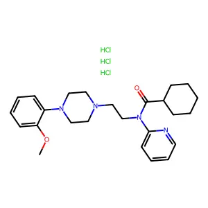 WAY 100635 hydrochloride structure