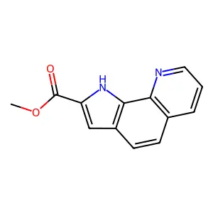 2-Carbomethoxy-1H-pyrrolo(3,2-h)quinoline structure