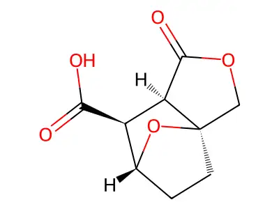 4-Oxo-3,10-dioxatricyclo[5.2.1.0,1,5]decane-6-carboxylic acid structure