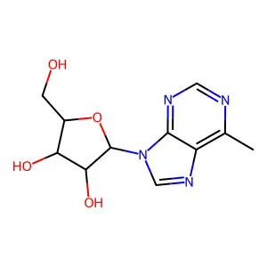 6-Methylpurine riboside structure