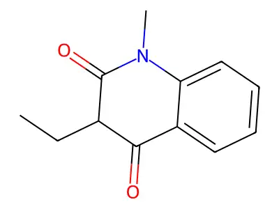 3-Ethyl-1-methylquinoline-2,4-dione structure