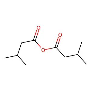 Isovaleric anhydride structure